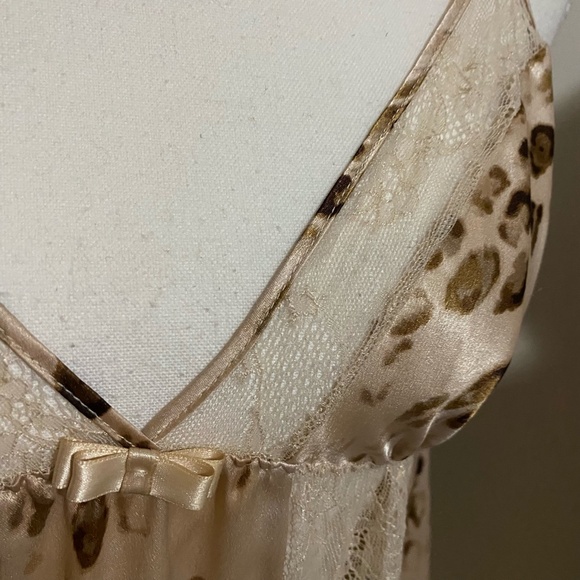 Victoria Secret Leopard Print Lace Dainty Feminine Babydoll Camisole Sz-S - Picture 2 of 16